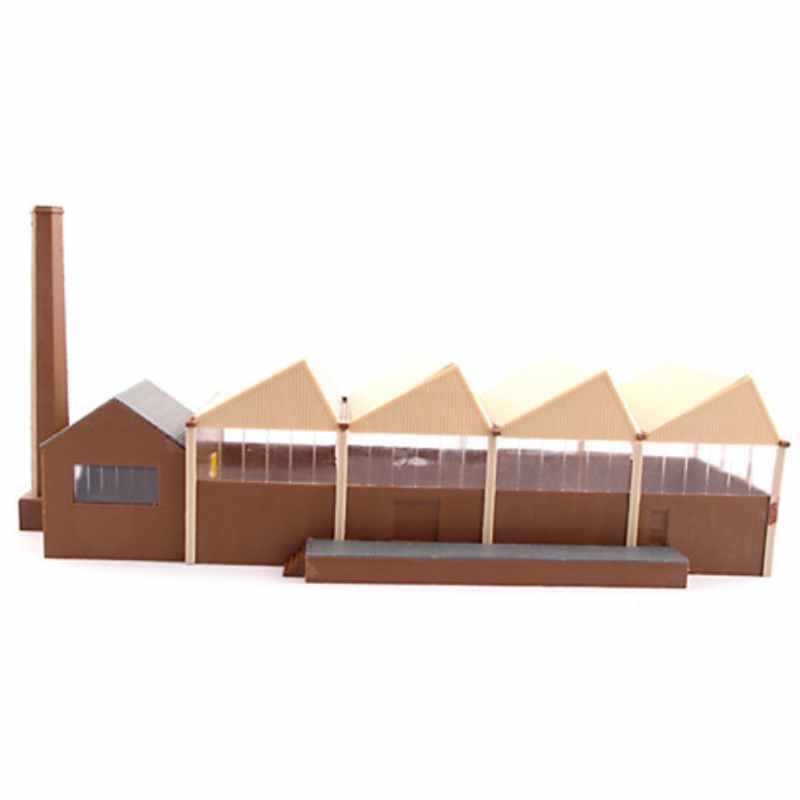 N Gauge Kestrel Designs Old Factory With Chimney Kit