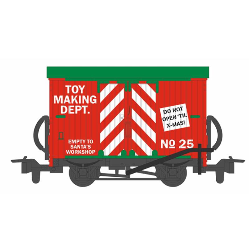 PECO 00-9 Gauge Box Van Christmas - Santa's Workshop