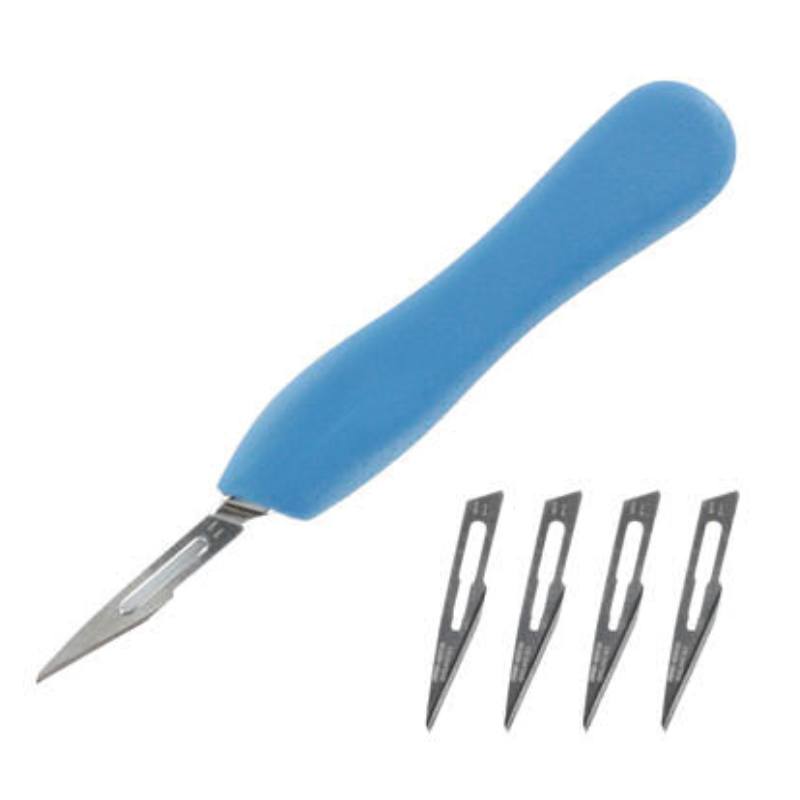 ModelCraft Plastic Scalpel Handle with No.11 Blades
