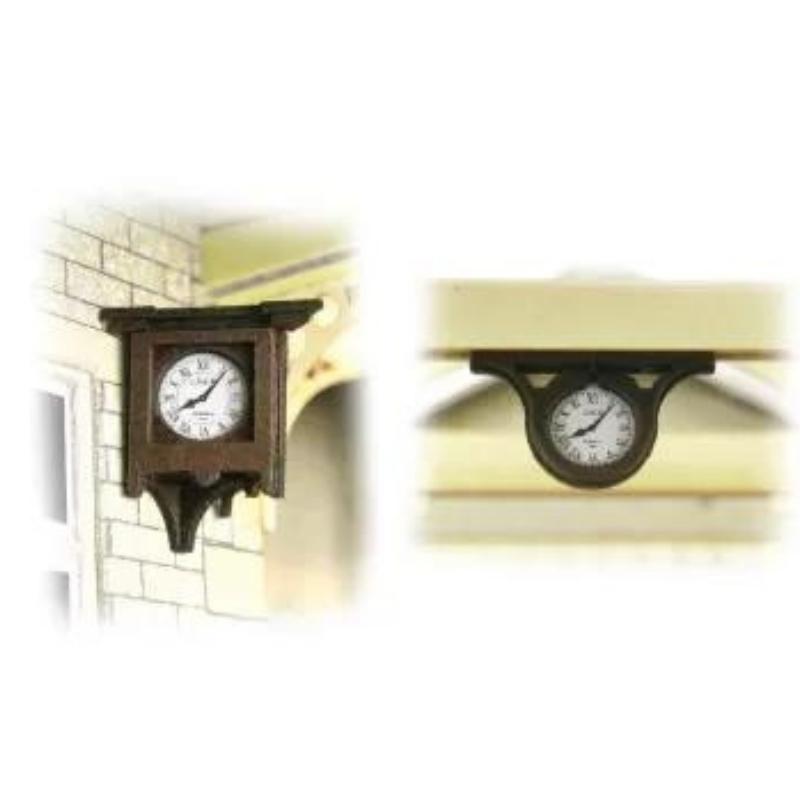Metcalfe OO Mini Kit Station Clocks