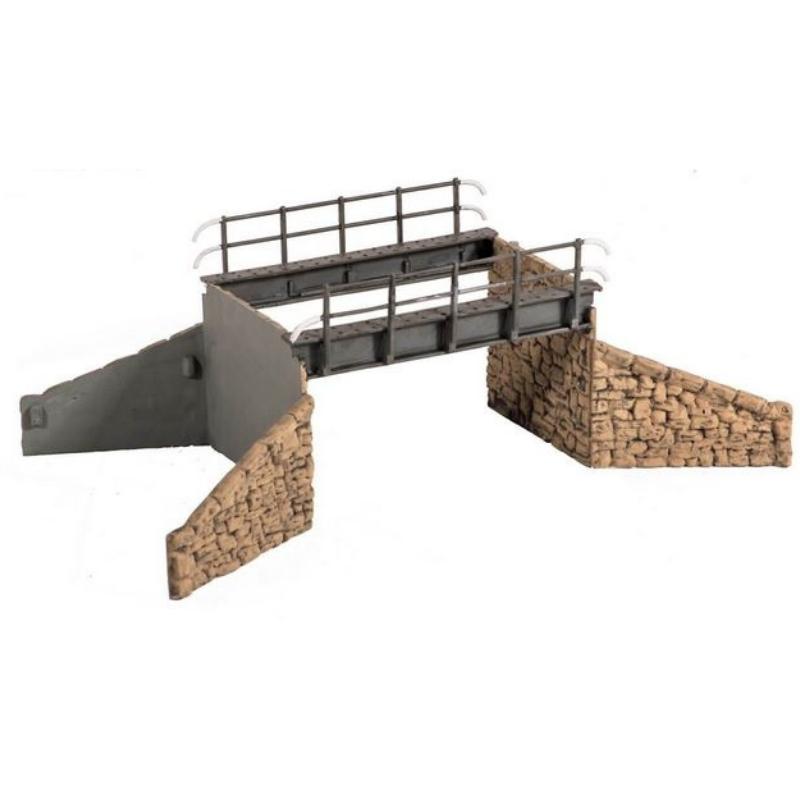 Wills Kits OO Gauge Occupation Bridge (Single Track) and Stone Abutments