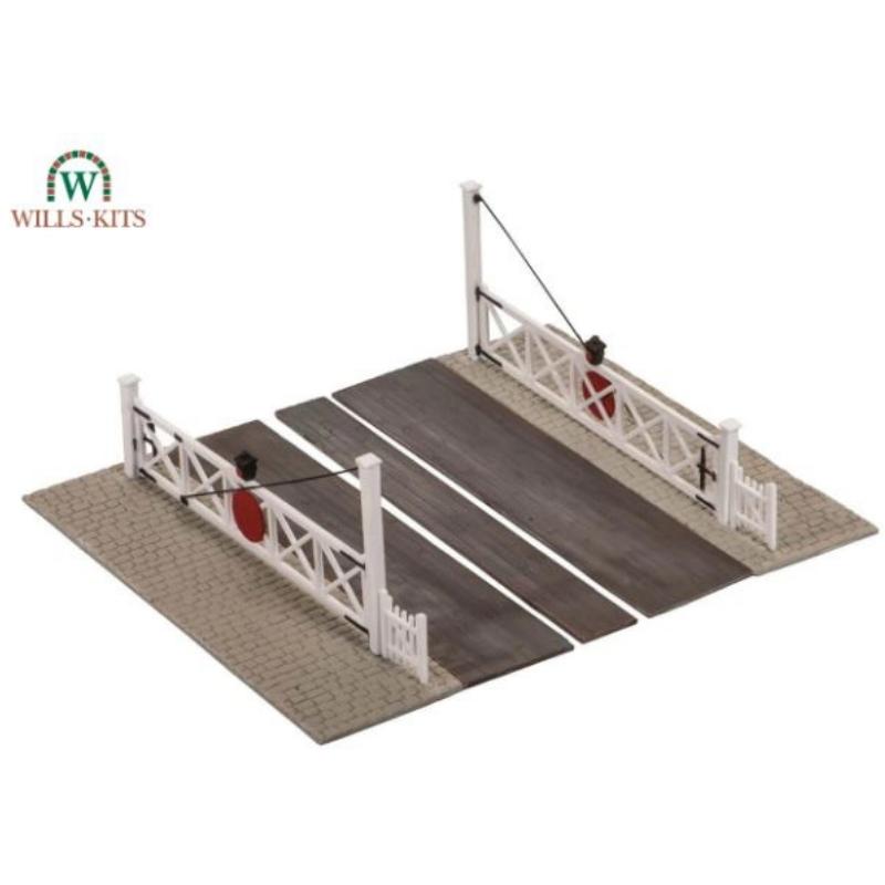 Wills Kits OO Gauge Level Crossing Gates, inc. pedestrian wicket gates