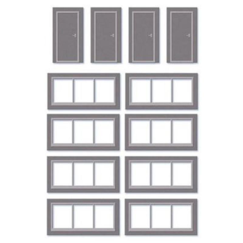 PECO OO Gauge Extra Window and Doors Kit