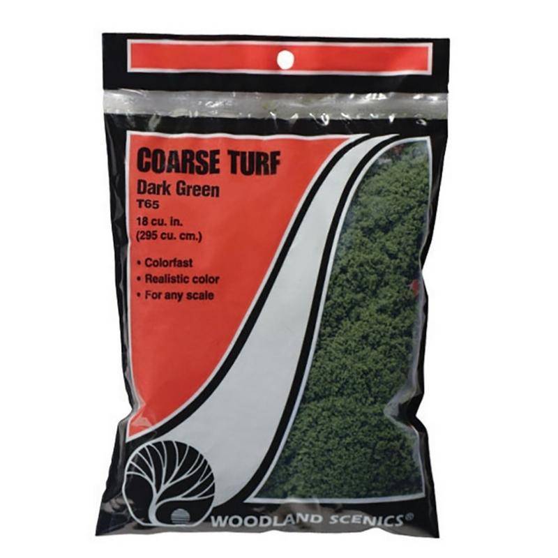 Woodland Scenics Dark Green Coarse Turf (Bag)