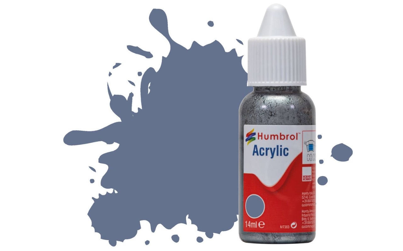 Humbrol 14ml Aircraft Blue Matt Enamel Paint – 65, Authentic