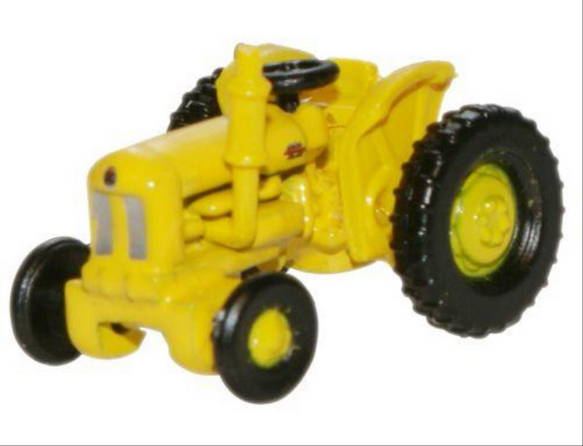 N Gauge Oxford Diecast Fordson Tractor Yellow Highways Dept
