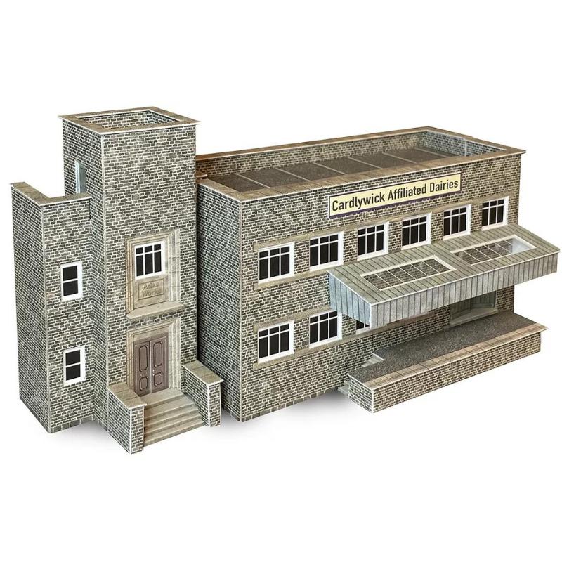 thumbnail image 2 of N Gauge Low Relief Shops – 3 Pack Of Card Buildings For Model Railway (1:148 Scale) 2 of 6
