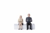 G Scale Sitting Man and Woman