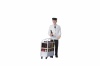 G Scale Service Person with Minibar