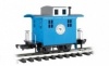Caboose Short Line Railroad - Blue with Silver roof - Li'l  Big Haulers