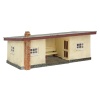 Bachmann Narrow Gauge Corrugated Station Red and Cream