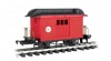 Baggage - Short Line Railroad - Red with Black Roof - Li'l  Big Haulers