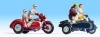 Noch HO/OO 15905 Motorcyclists (2x2) Figure Set