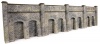 Metcalfe N Scale Retaining Wall in Stone