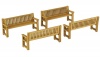 Metcalfe OO/HO Scale Park Benches
