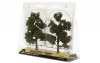 3″-7″ Medium Green Deciduous Trees (6/Kit)